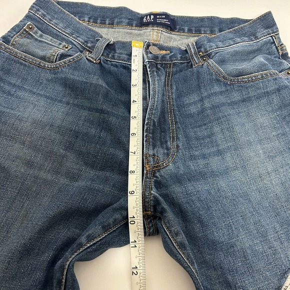 Gap Jeans Mens 32 x 32 Straight Leg Denim ACTUAL 28.5 in Inseam - Picture 11 of 16